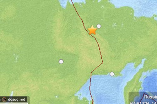 В Якутии произошло землетрясение магнитудой 6,9