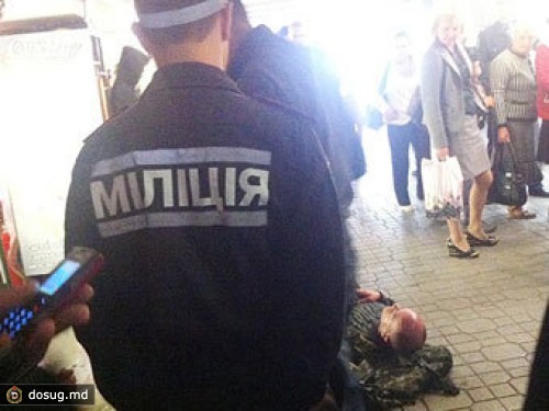 В центре Киева задержали неадекватного голландца