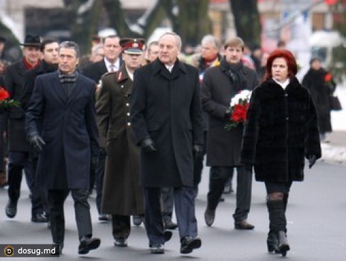 В центре Риги столкнулись машины президента и спикера сейма