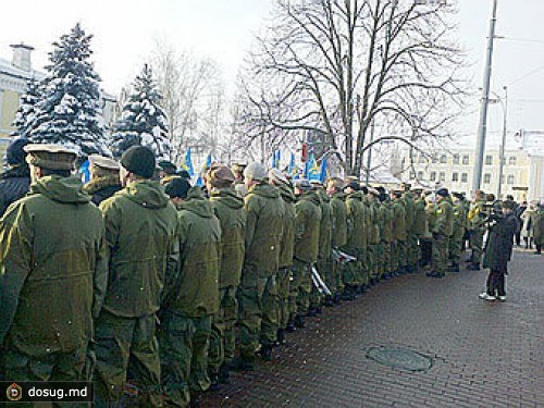 Ветераны-афганцы повернулись к Януковичу задом