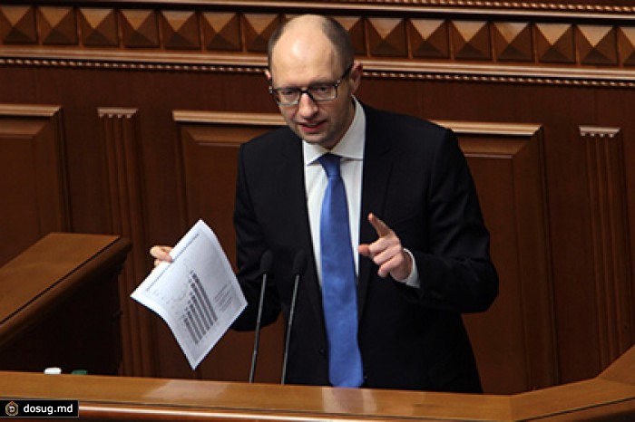 Яценюк согласился оплатить поставленный газ по прошлогодней цене