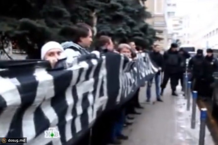 Задержанных у посольства в Москве сторонников «Евромайдана» отпустили