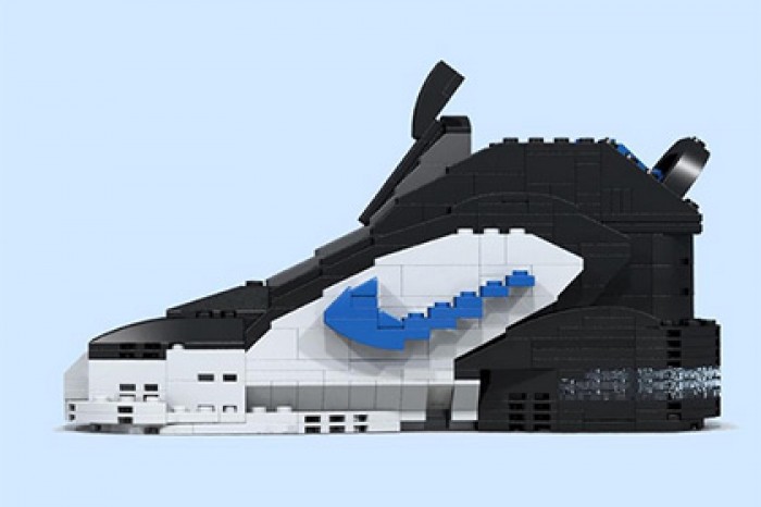 Американский художник занялся производством кроссовок Nike из Lego