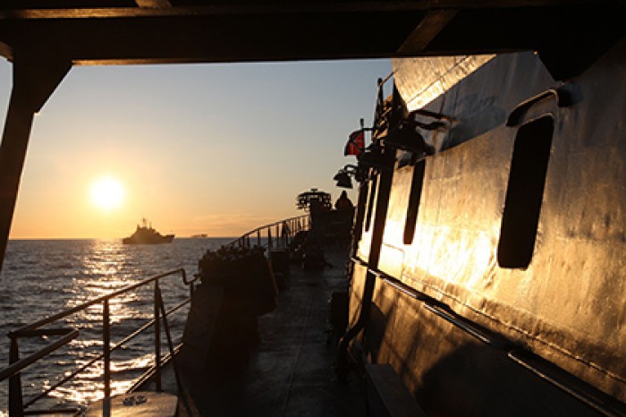 Американский эсминец опасно маневрировал возле «Ярослава Мудрого»