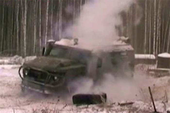 Бронемашину «Тигр» подорвали двумя килограммами тротила