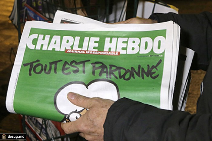 Charlie Hebdo изобразил террориста в двух ипостасях