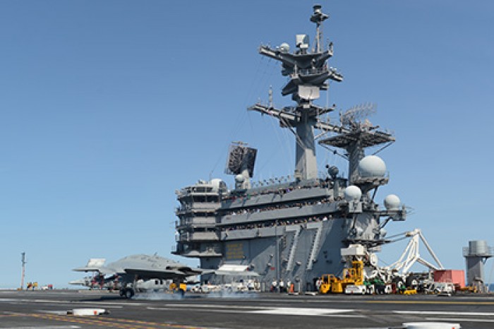Флот США впервые за четыре года вывел в море шесть авианосцев