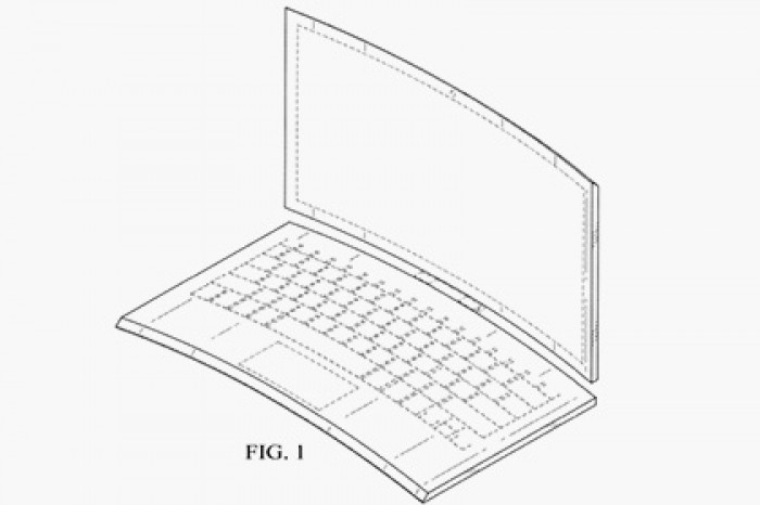 Intel запатентовала изогнутый ноутбук