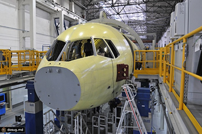 «Иркут» собрал фюзеляж для первого самолета МС-21