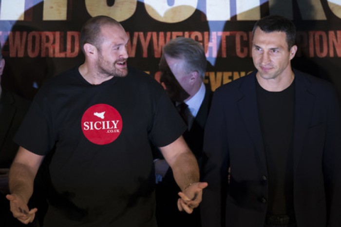 Кличко обматерил Фьюри на пресс-конференции