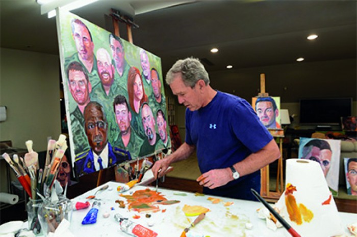 Книга с картинами Буша-младшего стала бестселлером