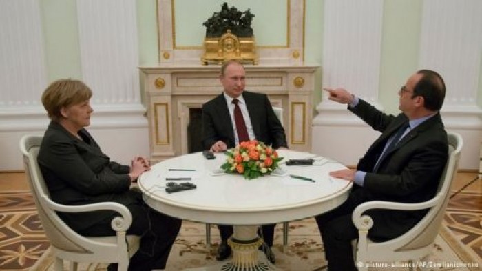 Меркель, Олланд и Путин обсудили ситуацию на Украине