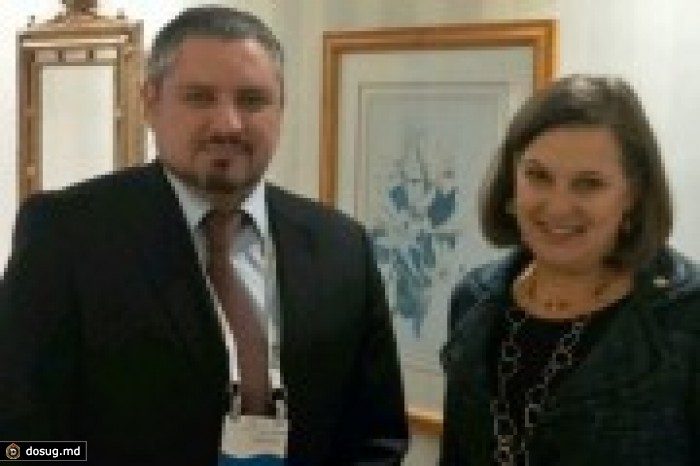 Министр Андрей Галбур провел встречу с Викторий Нуланд