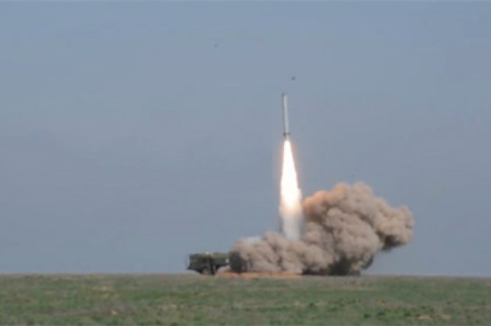 Минобороны опубликовало кадры стрельбы «Искандера» крылатой ракетой