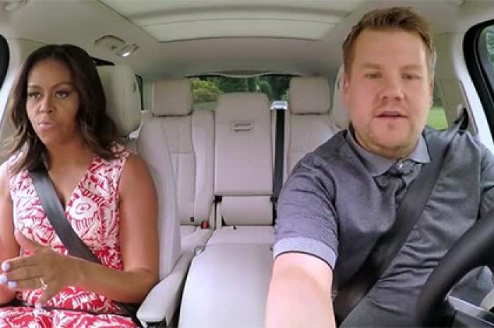 Мишель Обама исполнила песню Бейонсе в шоу Carpool Karaoke