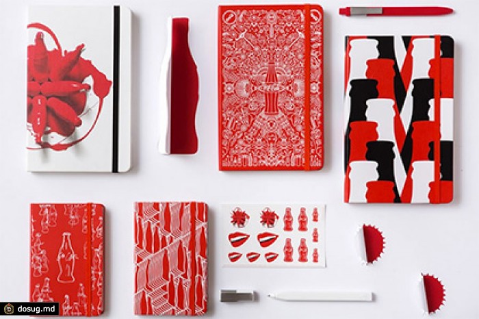 Moleskine выпустил коллекцию в честь юбилея бутылки Coca-Cola