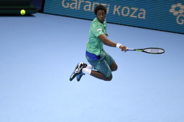 Монфис выполнил пижонский укороченный удар на Итоговом турнире ATP в Лондоне