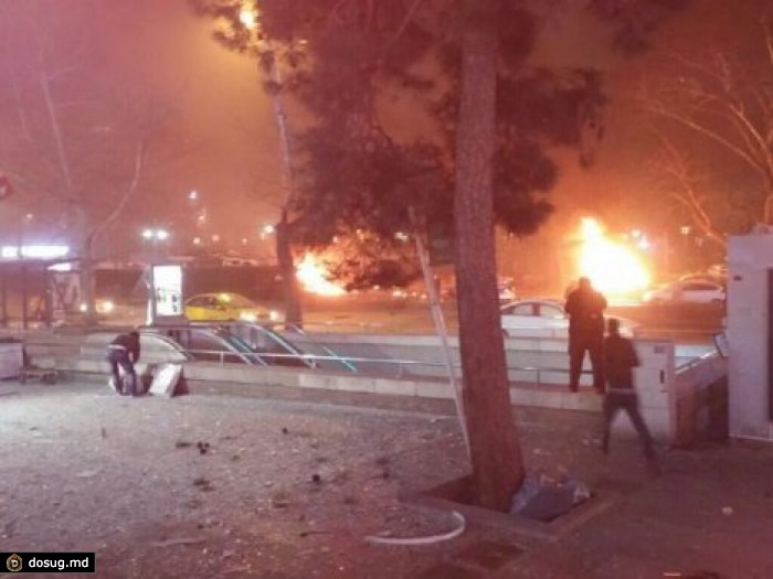 Мощный взрыв и огненный дождь: в сети появилось видео теракта в Анкаре