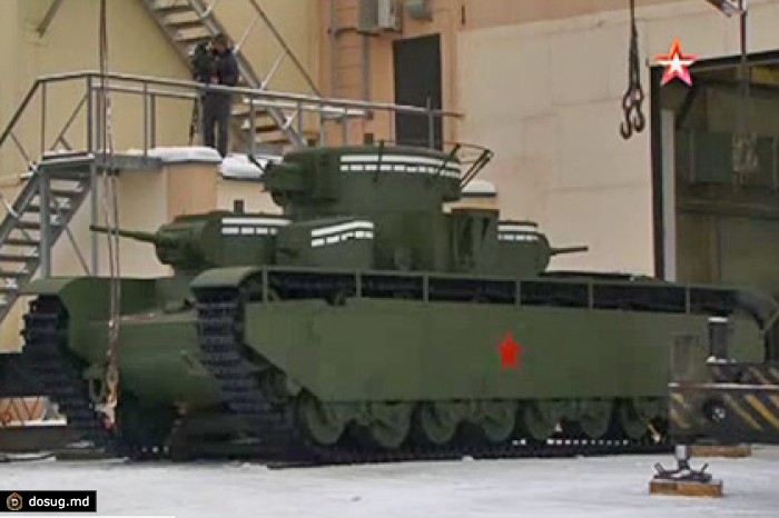 На Урале по советским чертежам воссоздали пятибашенный танк Т-35
