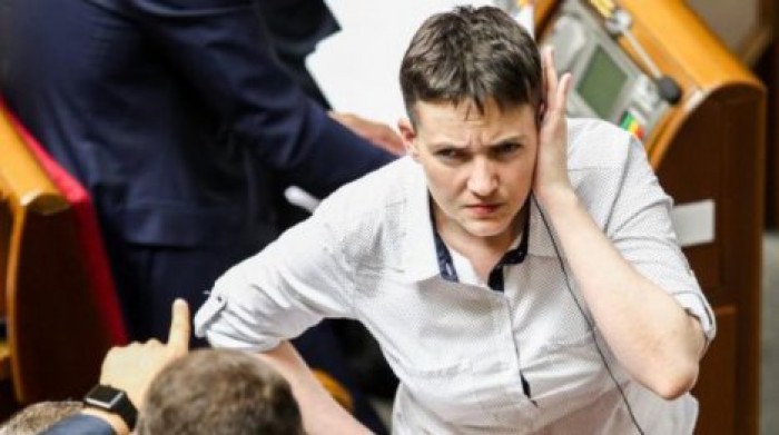 Надежда Савченко предложила приставить к депутатам Верховной рады автоматчиков