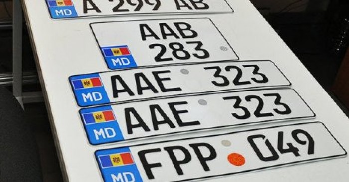 На оригинальные регистрационные номера автовладельцы тратят тысячи леев