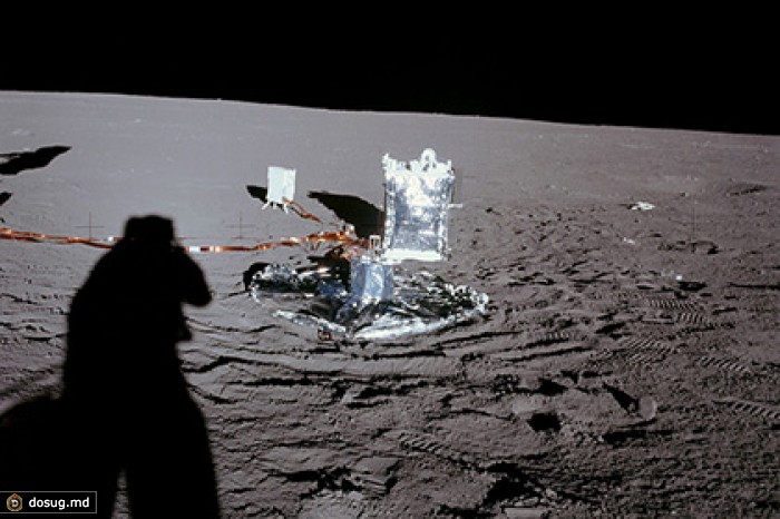 НАСА показало высококачественный снимок высадки миссии Apollo 12 на Луну