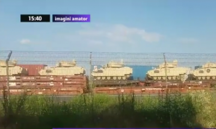 Около 300 американских танков были доставлены в Румынию