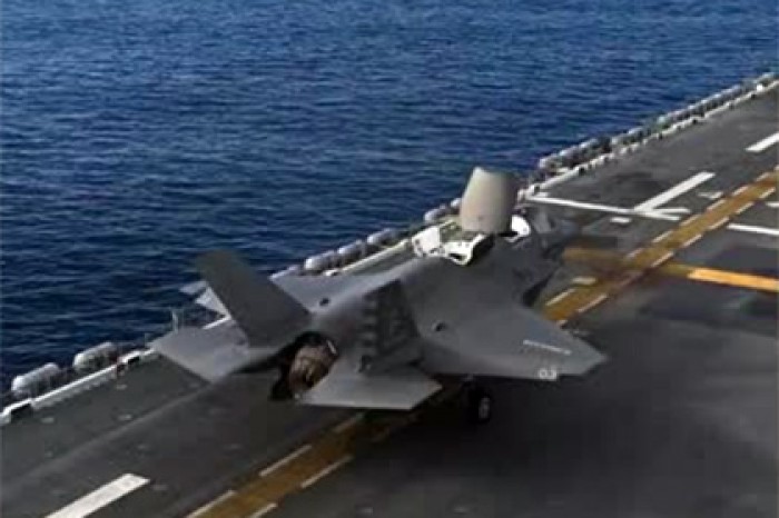 Опубликовано видео полетов F-35B с десантного авианосца «Америка»