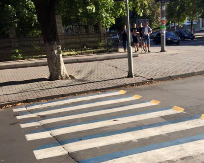 Первая в Молдове 3D-"зебра" не продержалась и двух недель