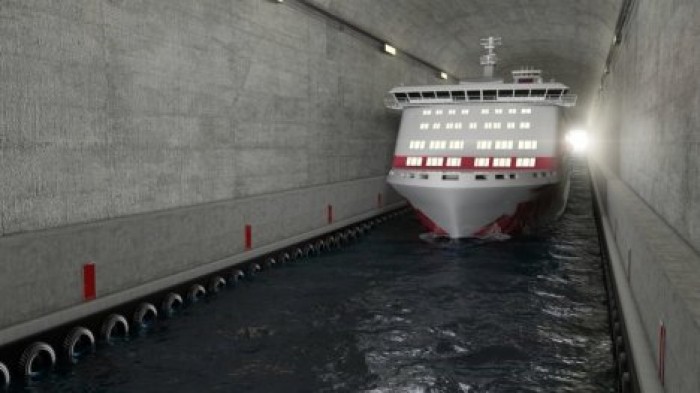Первый в мире подземный туннель для кораблей построят в Норвегии