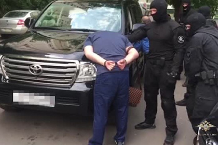 Появилось видео задержания вора в законе Левана