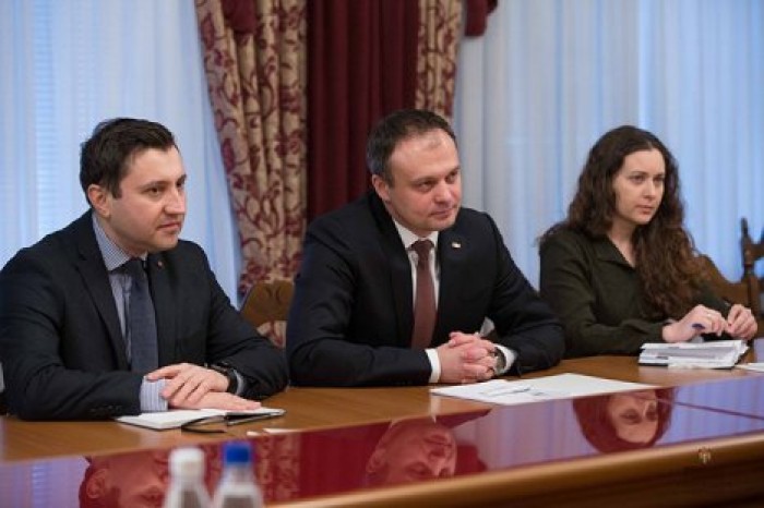 Председатель парламента встретился с представителями МВФ