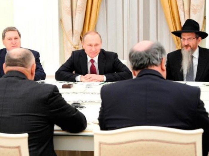 Путин попал в список 100 лиц, которые положительно повлияли на жизнь евреев в 2015 году