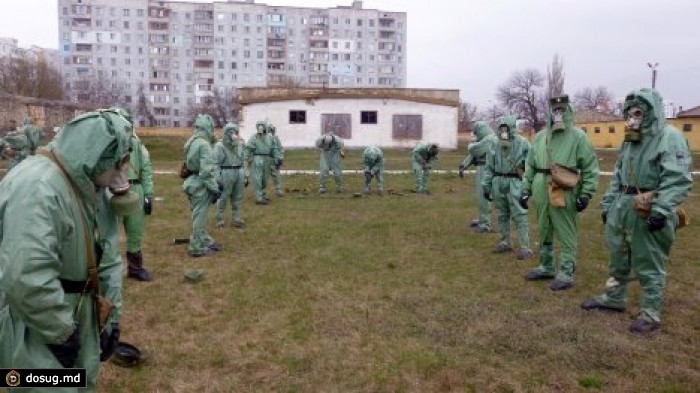 Российские военные отработали меры по радиационной, химической защите в Приднестровье