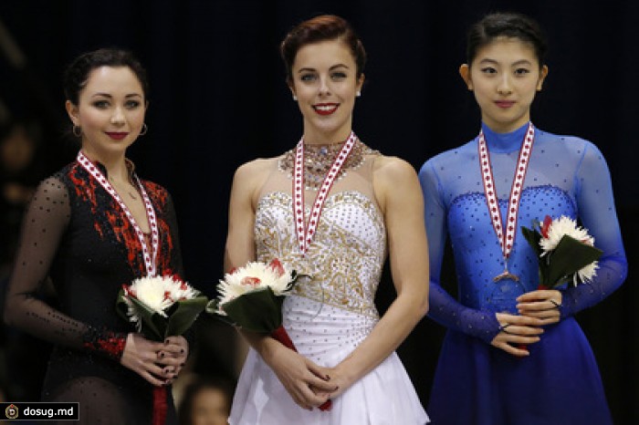 Туктамышева сделала тройной аксель и стала второй на Skate Canada