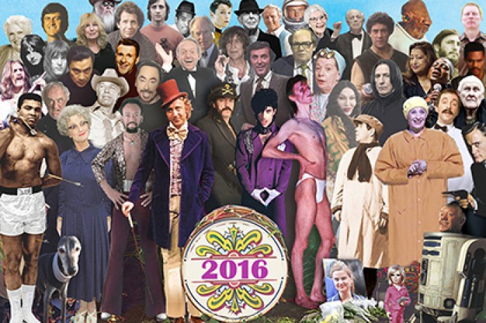Умершие в 2016 году звезды попали на обложку альбома The Beatles