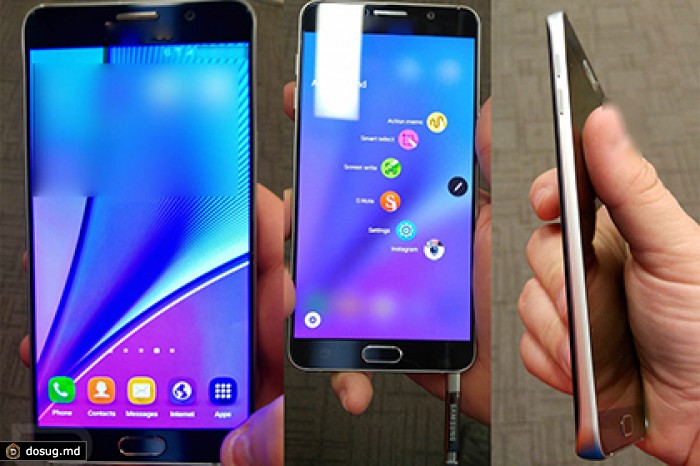 В сеть утекли фотографии Samsung Galaxy Note 5