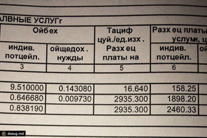 В соцсетях посмеялись над странными словами в кировских квитанциях на оплату ЖКХ
