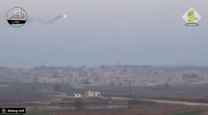 Водитель пикапа увернулся от управляемой ракеты в Сирии