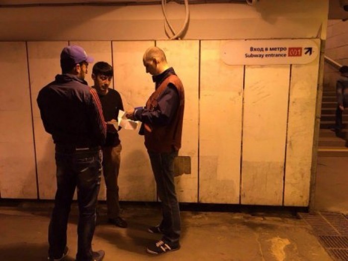 В Петербурге прошли массовые задержания мигрантов в метро