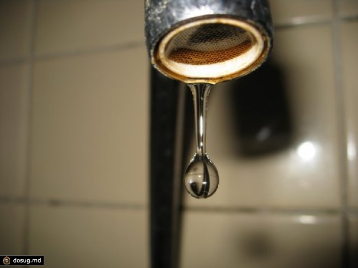 Временное отключение воды в Кишиневе