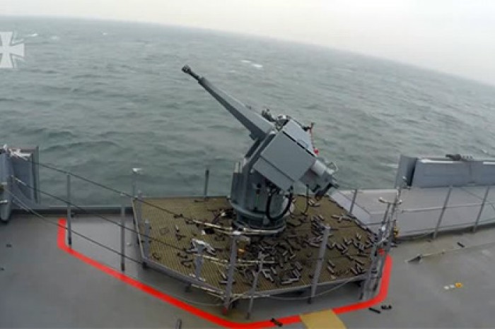 В сети появилось видео стрельб новейшего немецкого фрегата «Баден-Вюртемберг»