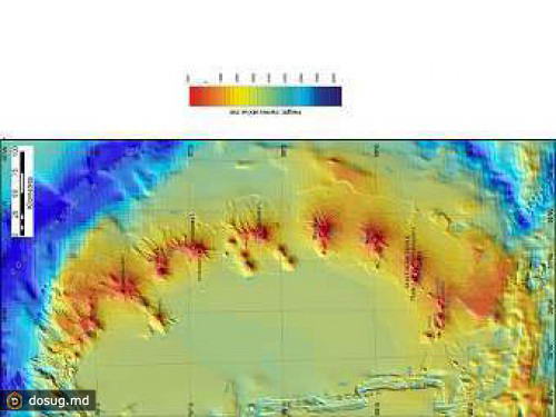 В Антарктике нашли 12 подводных вулканов