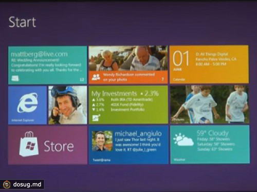 Microsoft анонсировала Windows 8