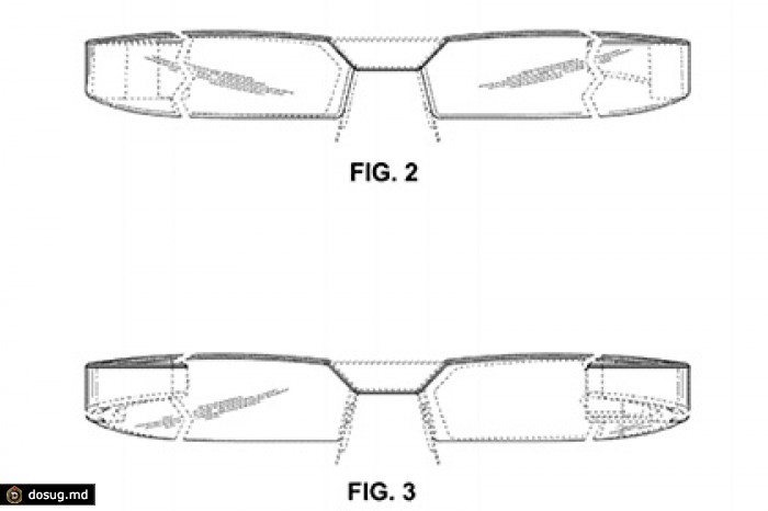 Запатентован новый дизайн Google Glass