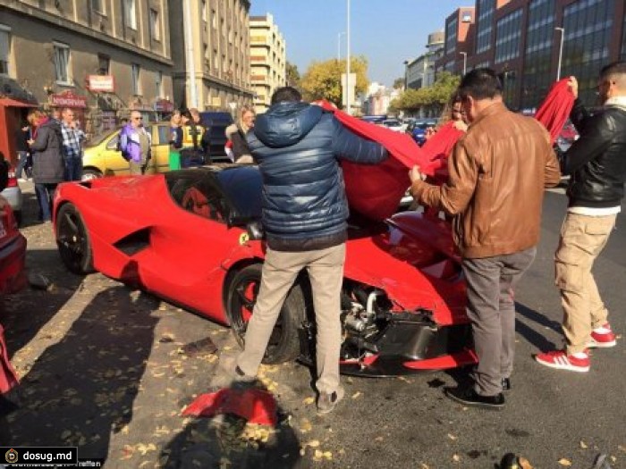 Житель Будапешта разбил LaFerrari за £1 млн спустя пару минут после покупки