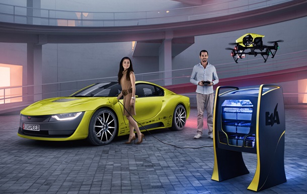 Швейцарцы представят автономный спорткар с дроном-помощником