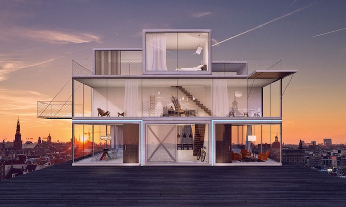 The Tetris House от голландских дизайнеров