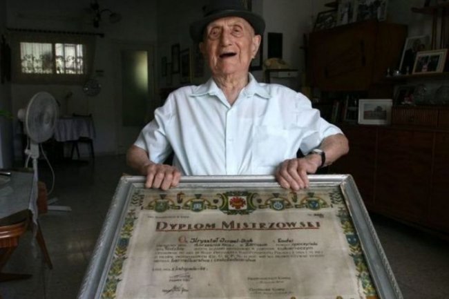 112-летний Исраэль Кристал признан самым старым мужчиной планеты