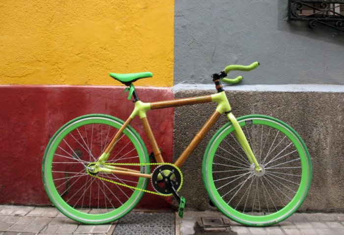 Кастомный велосипед «Bamboo and carbon fiber»